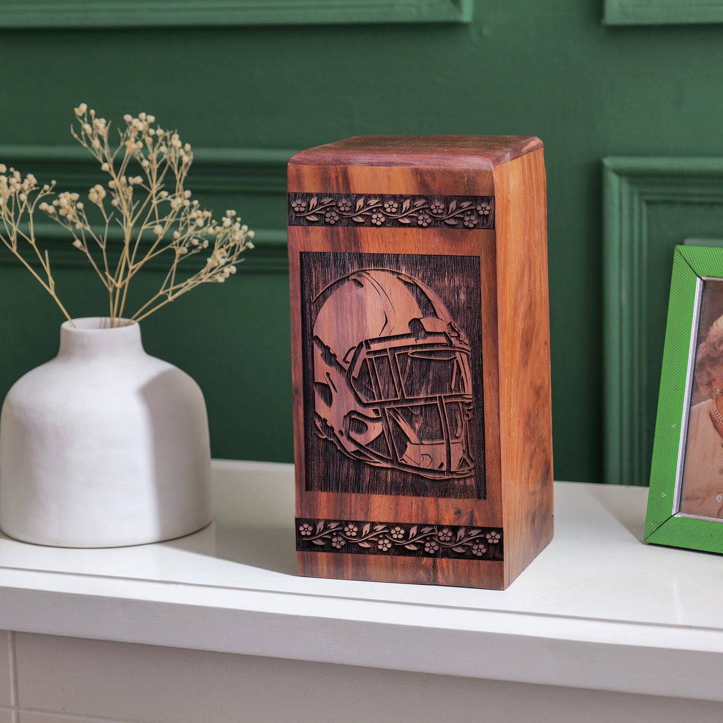 helmate Urn Size 14 Inch 14”(H) x 7.5”(W) x 7.5”(L)