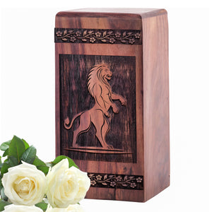 lion Urn Size 5(H)x3(W)x3(L)Inches