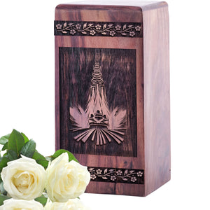 Unique Wooden Roller Coaster Cremation Urn for Human Ashes
