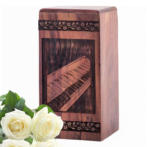 Decorative Piano Cremation Urn for Ashes Keepsake