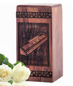 Handcrafted Wooden Piano Urn Box for Ashes - Unique Design