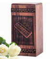 Wooden Piano Urn for Ashes - Handcrafted and Durable