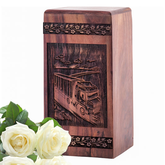 truck Urn Size 5 Inch 5”(H) x 3”(W) x 3”(L)