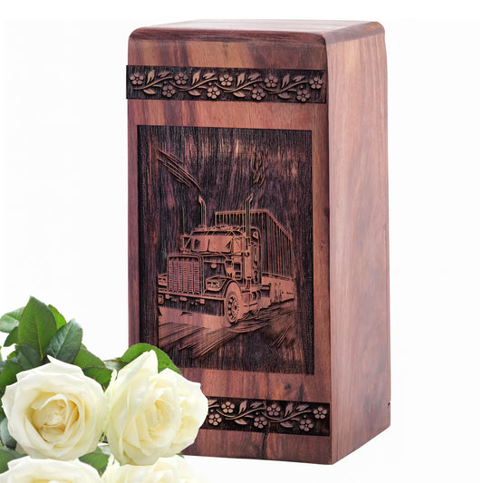 truck Urn Size 5 Inch 5”(H) x 3”(W) x 3”(L)