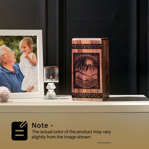 mountion Urn Size 11.25(H)x6.25(W)x6.25(L)Inches