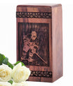 Wooden Hockey Urn for Ashes - Handmade Memorial Tribute