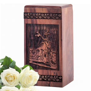 Handcrafted Wooden Hockey Urn for Ashes - Unique Keepsake