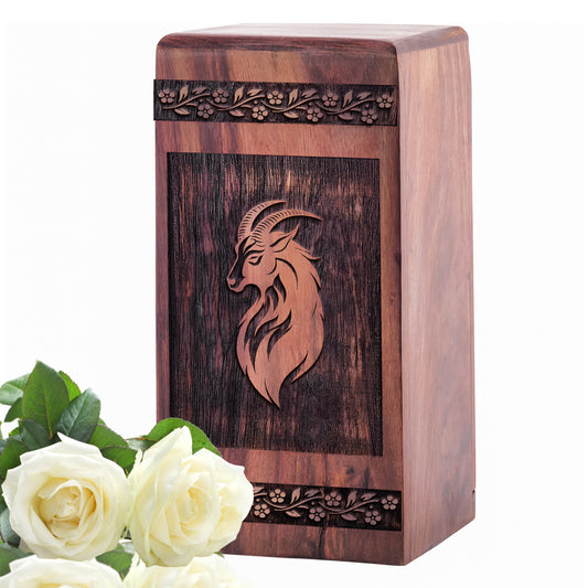 Horned Goat Urn Size 5 Inch 5”(H) x 3”(W) x 3”(L)