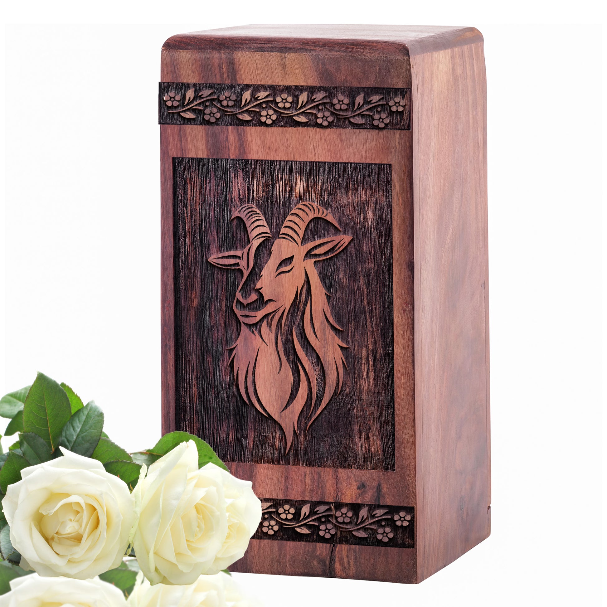 Horned Goat Urn Size 5 Inch 5”(H) x 3”(W) x 3”(L)