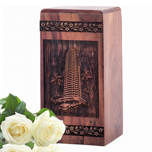 car Urn Size 5 Inch 5”(H) x 3”(W) x 3”(L)