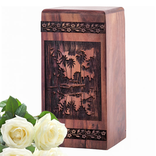 car Urn Size 5 Inch 5”(H) x 3”(W) x 3”(L)