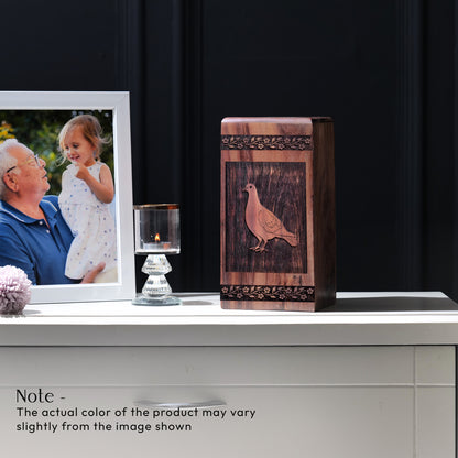 dove Urn Size 8 Inch 8”(H) x 4.7”(W) x 4.7”(L)