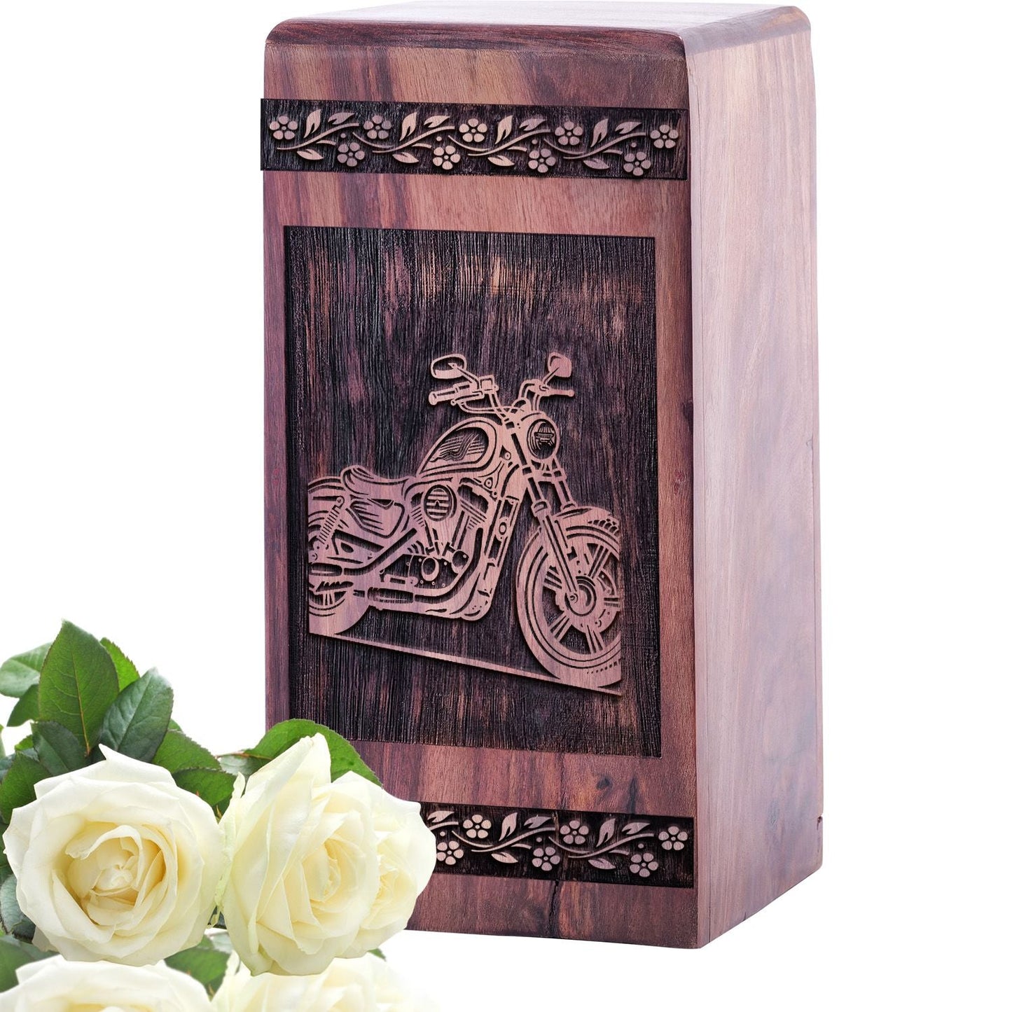 Handcrafted Wooden Bullet Urn for Ashes - Lasting Tribute