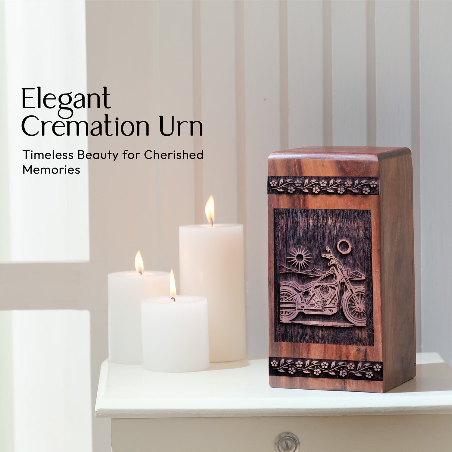 bullet Urn Size 10 Inch 10”(H) x 5.5”(W) x 5.5”(L)