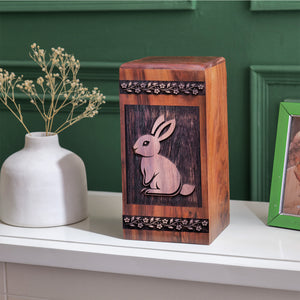 rabbit Urn Size 14(H)x7.5(W)x7.5(L)Inches