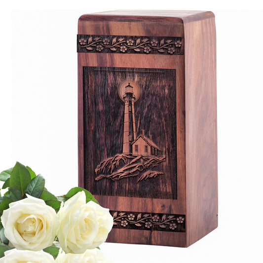 light house Urn Size 5 Inch 5”(H) x 3”(W) x 3”(L)