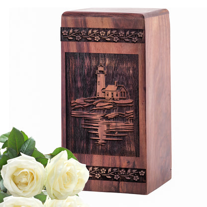 light house Urn Size 5 Inch 5”(H) x 3”(W) x 3”(L)