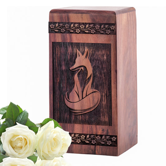 fox Urn Size 5 Inch 5”(H) x 3”(W) x 3”(L)