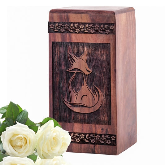 fox Urn Size 5 Inch 5”(H) x 3”(W) x 3”(L)