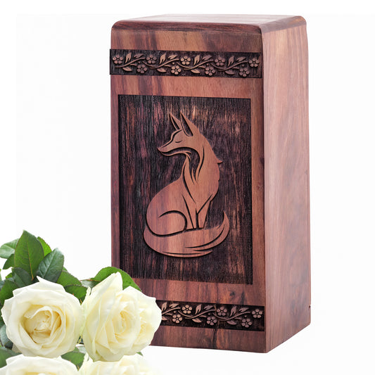 fox Urn Size 5 Inch 5”(H) x 3”(W) x 3”(L)