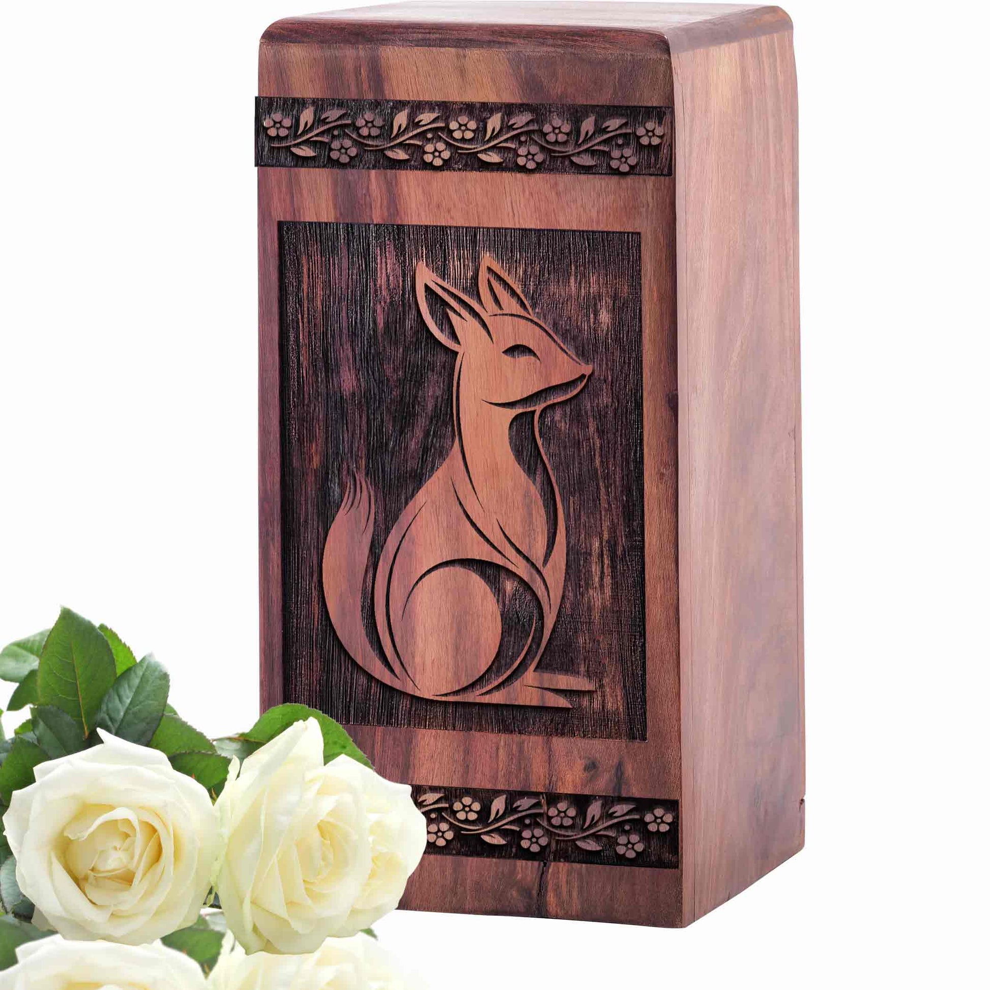 fox Urn Size 5 Inch 5”(H) x 3”(W) x 3”(L)