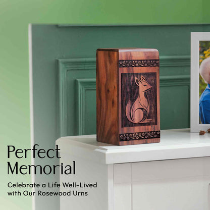 fox Urn Size 11.25 Inch 11.25”(H) x 6.25”(W) x 6.25”(L)