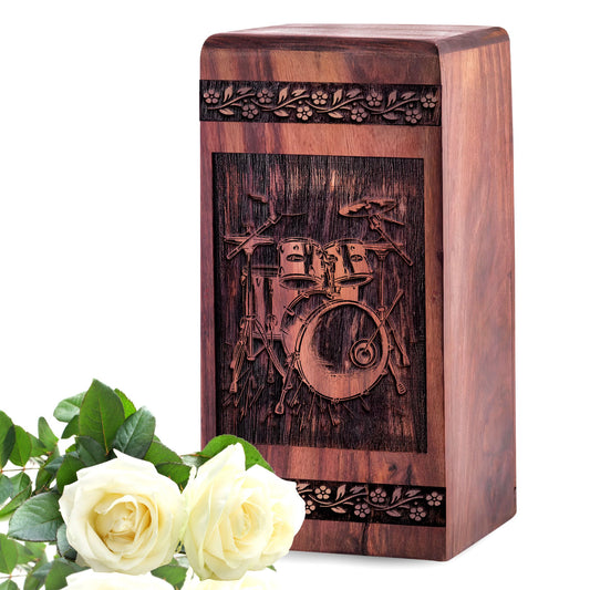 drum set Urn Size 5 Inch 5”(H) x 3”(W) x 3”(L)