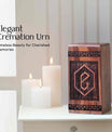 Handcrafted Wooden Logo Cremation Urn for Ashes