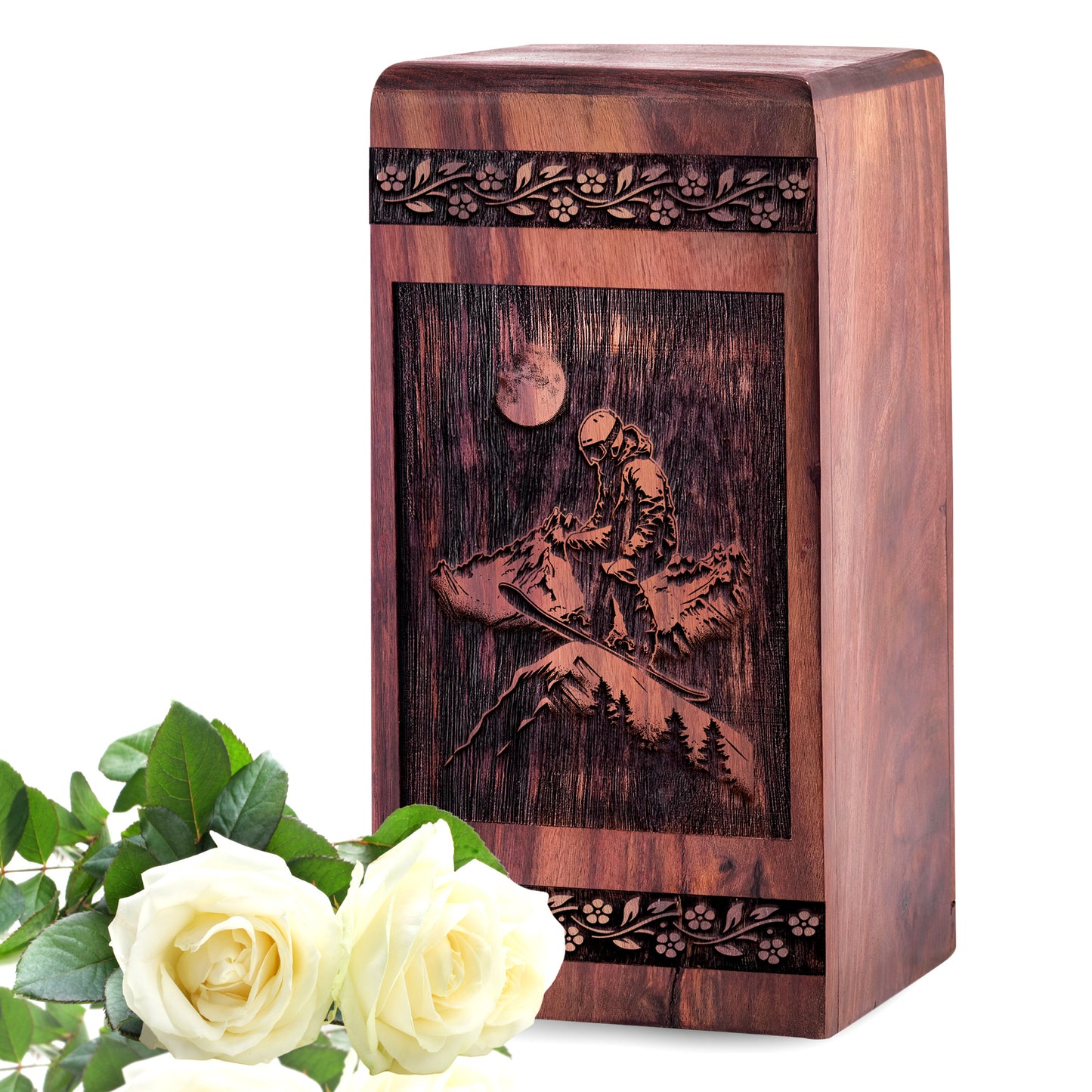 snowboard Urn Size 5 Inch 5”(H) x 3”(W) x 3”(L)