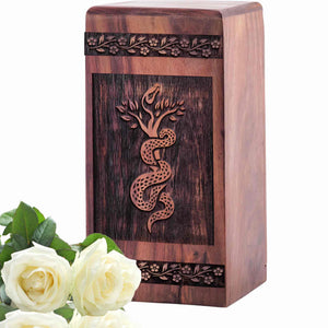 tree/snake Urn Size 5(H)x3(W)x3(L)Inches