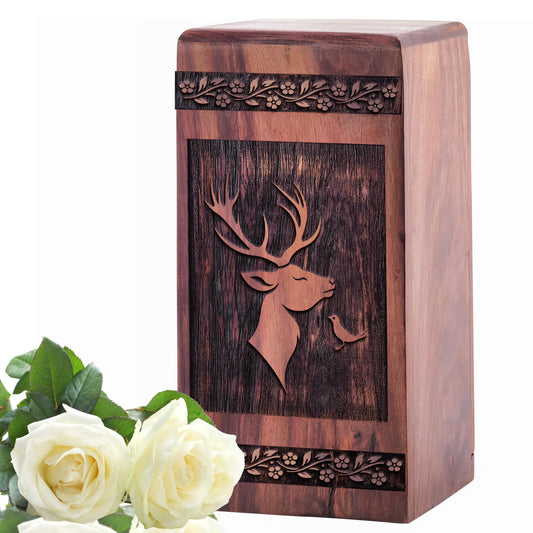 deer Urn Size 5 Inch 5”(H) x 3”(W) x 3”(L)