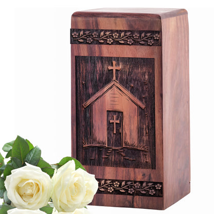 house Urn Size 5 Inch 5”(H) x 3”(W) x 3”(L)