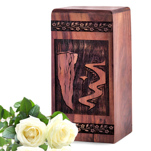 mountain Urn Size 5(H)x3(W)x3(L)Inches
