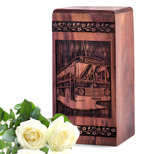 bus Urn Size 5(H)x3(W)x3(L)Inches