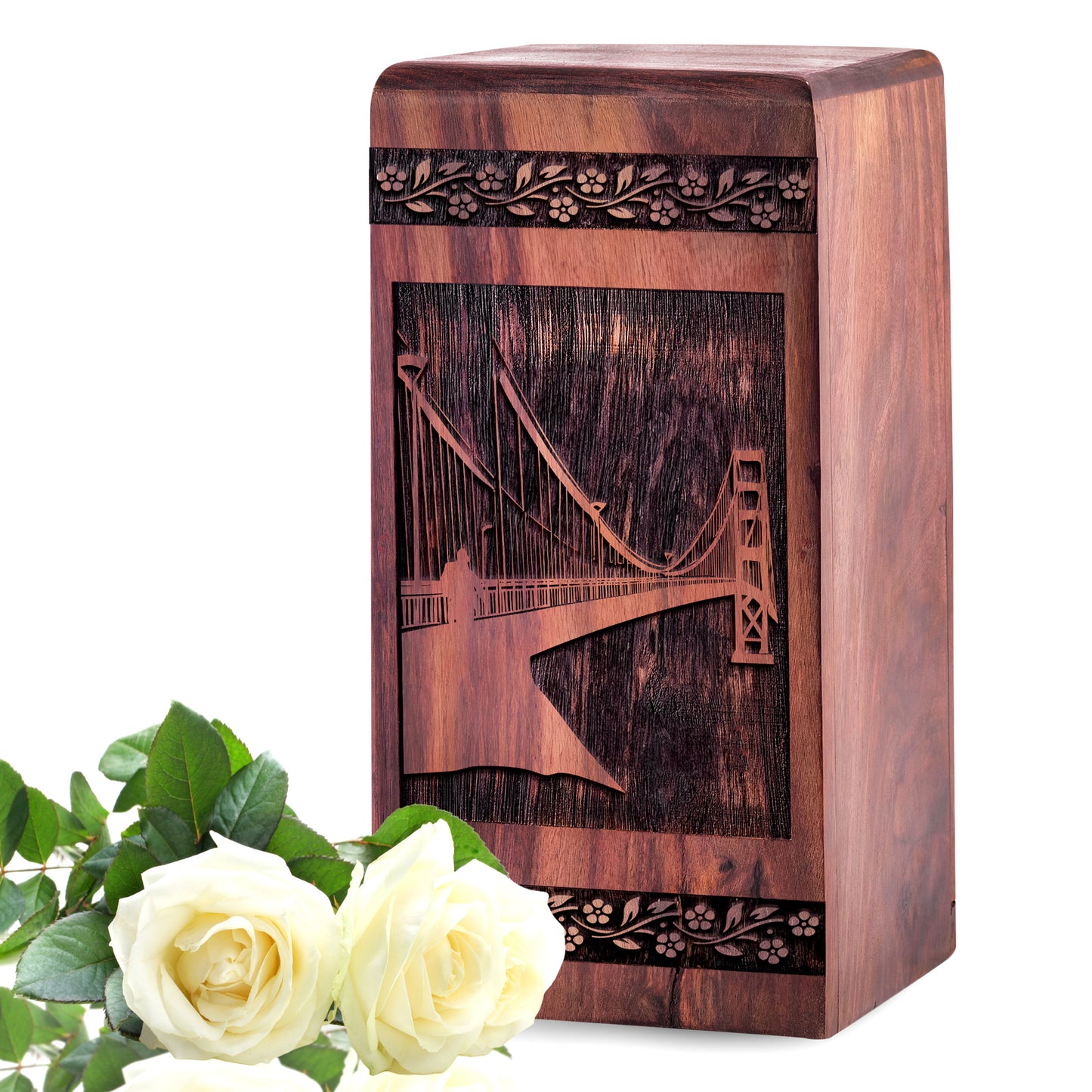 golden-bridge Urn Size 5 Inch 5”(H) x 3”(W) x 3”(L)