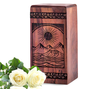 mountain Urn Size 5(H)x3(W)x3(L)Inches