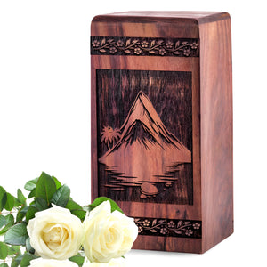 mountain Urn Size 5(H)x3(W)x3(L)Inches