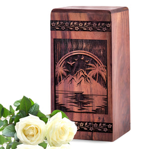 mountain Urn Size 5(H)x3(W)x3(L)Inches