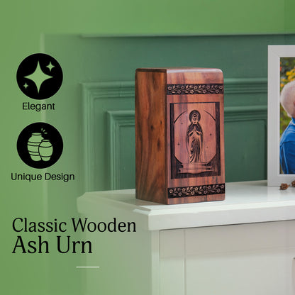 Mary Urn Size 11.25 Inch 11.25”(H) x 6.25”(W) x 6.25”(L)