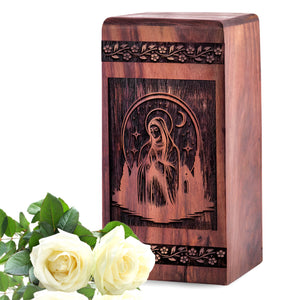 Mary Urn Size 5(H)x3(W)x3(L)Inches