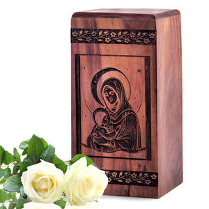 Mary Urn Size 5(H)x3(W)x3(L)Inches