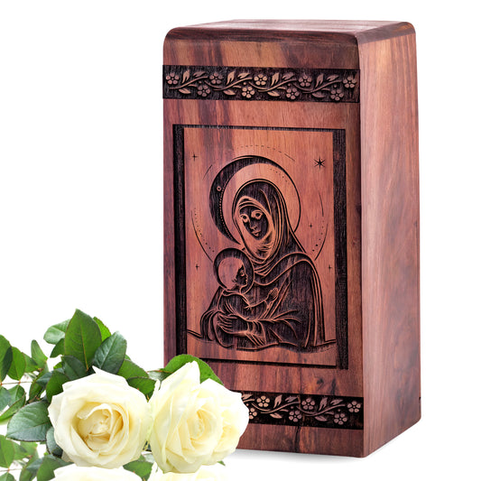 Mary Urn Size 5 Inch 5”(H) x 3”(W) x 3”(L)