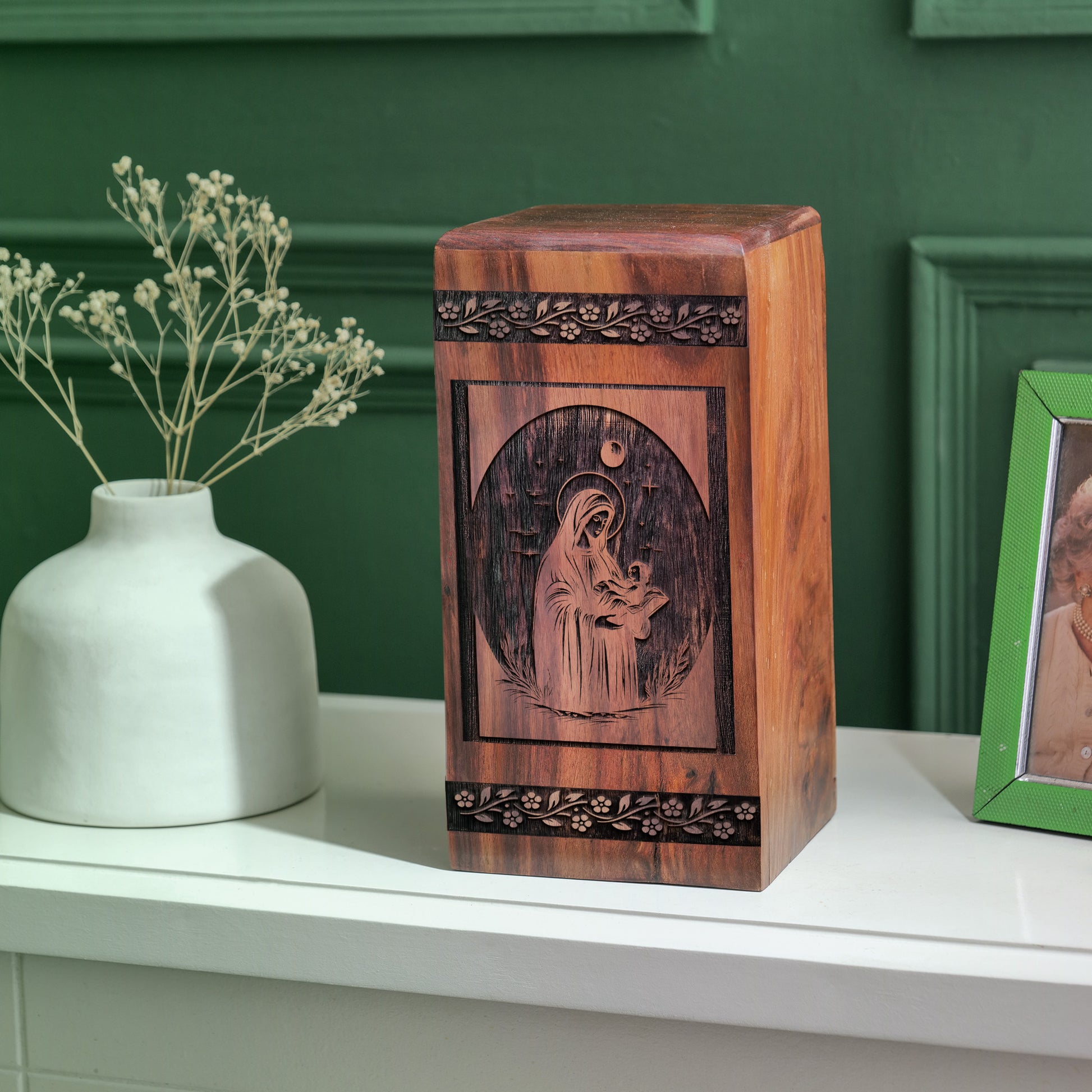 Mary Urn Size 14 Inch 14”(H) x 7.5”(W) x 7.5”(L)