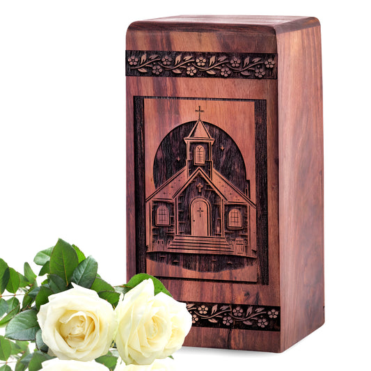 house Urn Size 5 Inch 5”(H) x 3”(W) x 3”(L)