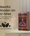 Handcrafted Wooden Church Urn for Ashes - Eternal Tribute