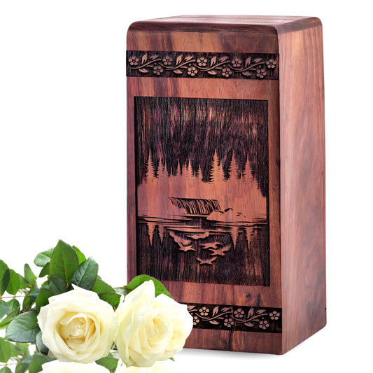 forest Urn Size 5 Inch 5”(H) x 3”(W) x 3”(L)