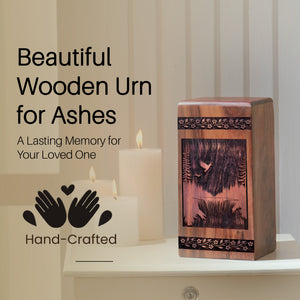 forest Urn Size 10(H)x5.5(W)x5.5(L)Inches