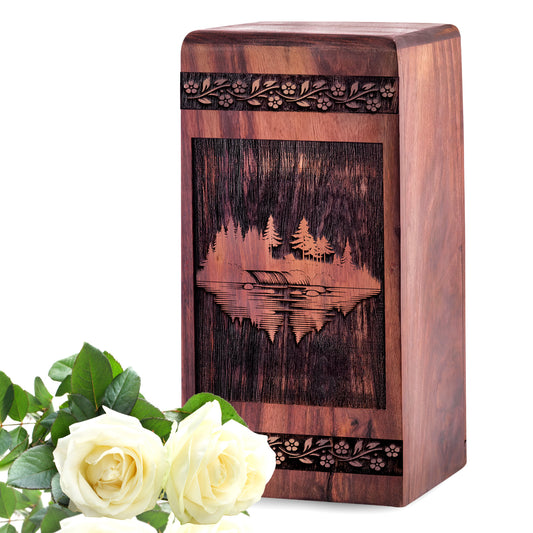 forest Urn Size 5 Inch 5”(H) x 3”(W) x 3”(L)