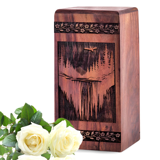 forest Urn Size 5 Inch 5”(H) x 3”(W) x 3”(L)