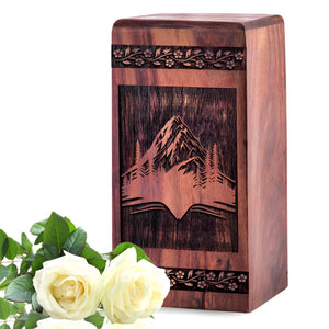 mountain Urn Size 5(H)x3(W)x3(L)Inches